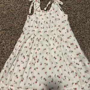 Beach Riot White Floral Kids Dress
